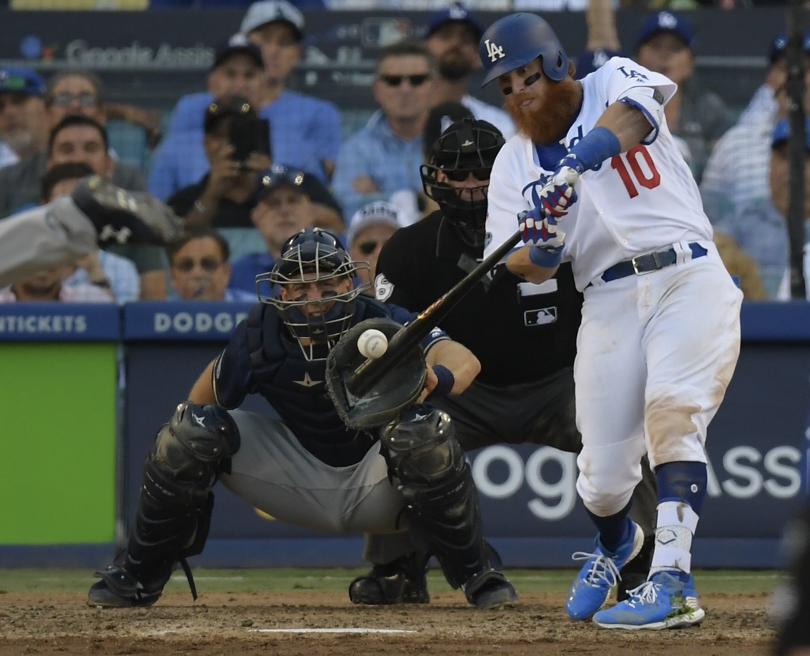 Dodgers 5, Brewers 2